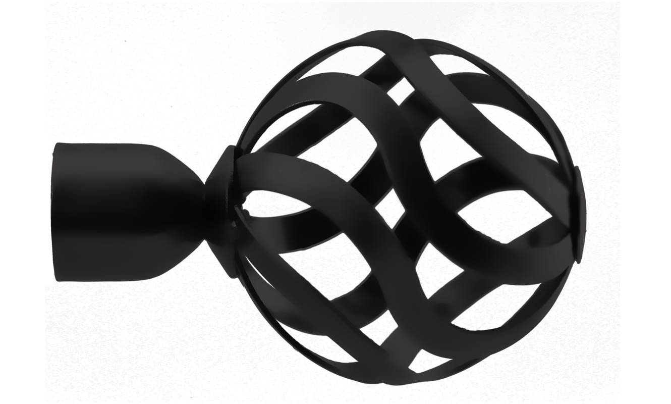 Endstück  Amaro 18 Schwarz matt