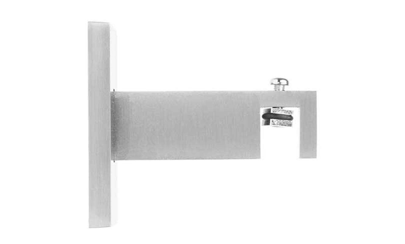 Leros Wandträger | 1-läufig | 6cm | Nickel Satin