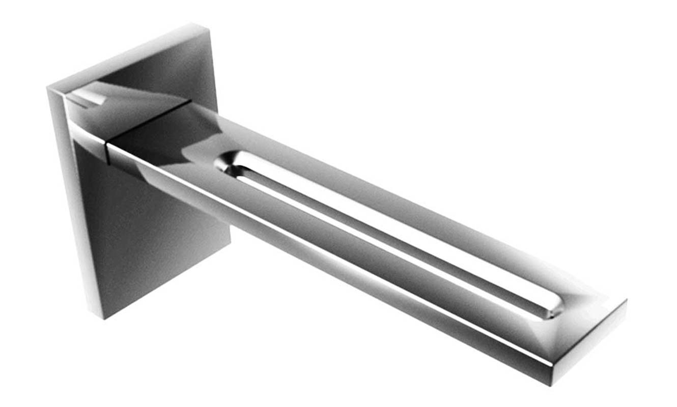 Leros Flachträger 3/4 lfg | Nickel Satin