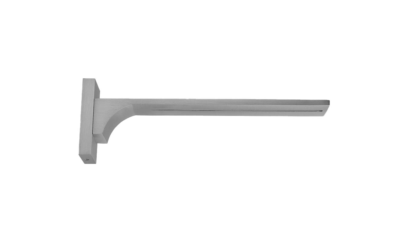 Universal Wandträger für  Innenlaufschienen | 6,5 - 18,5cm | Nickel matt