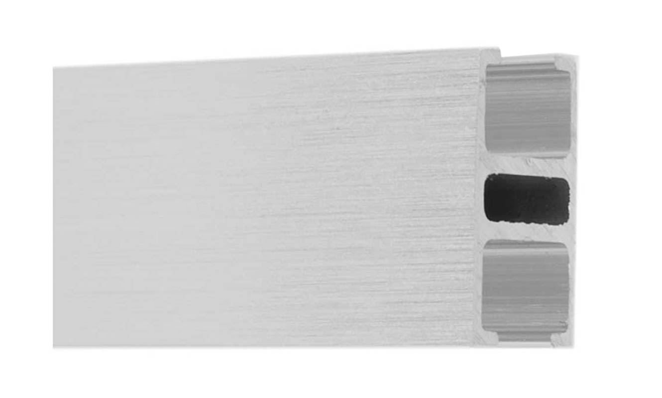 Leros Hochkantprofil 20/12mm | Alu Satin