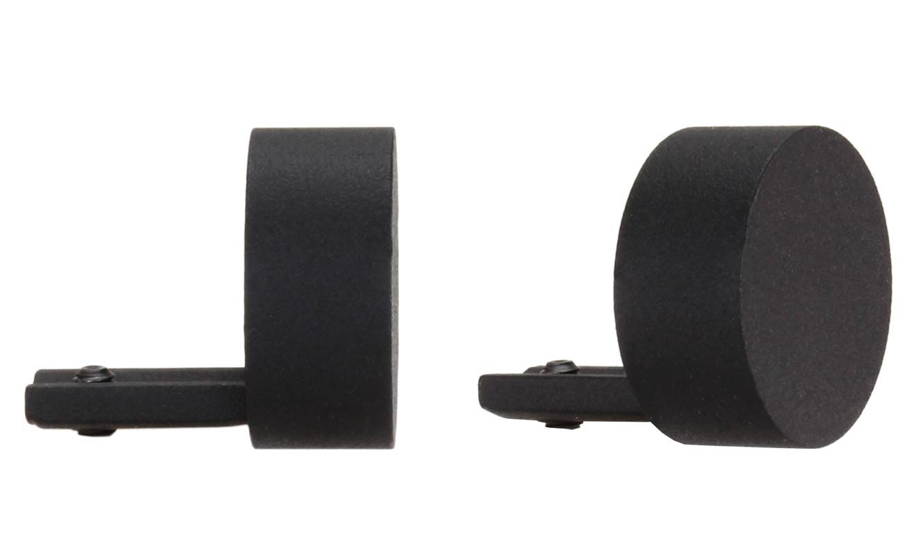 Venlo | Endkappe 12mm |  Chrushed Weiß Chrushed Schwarz