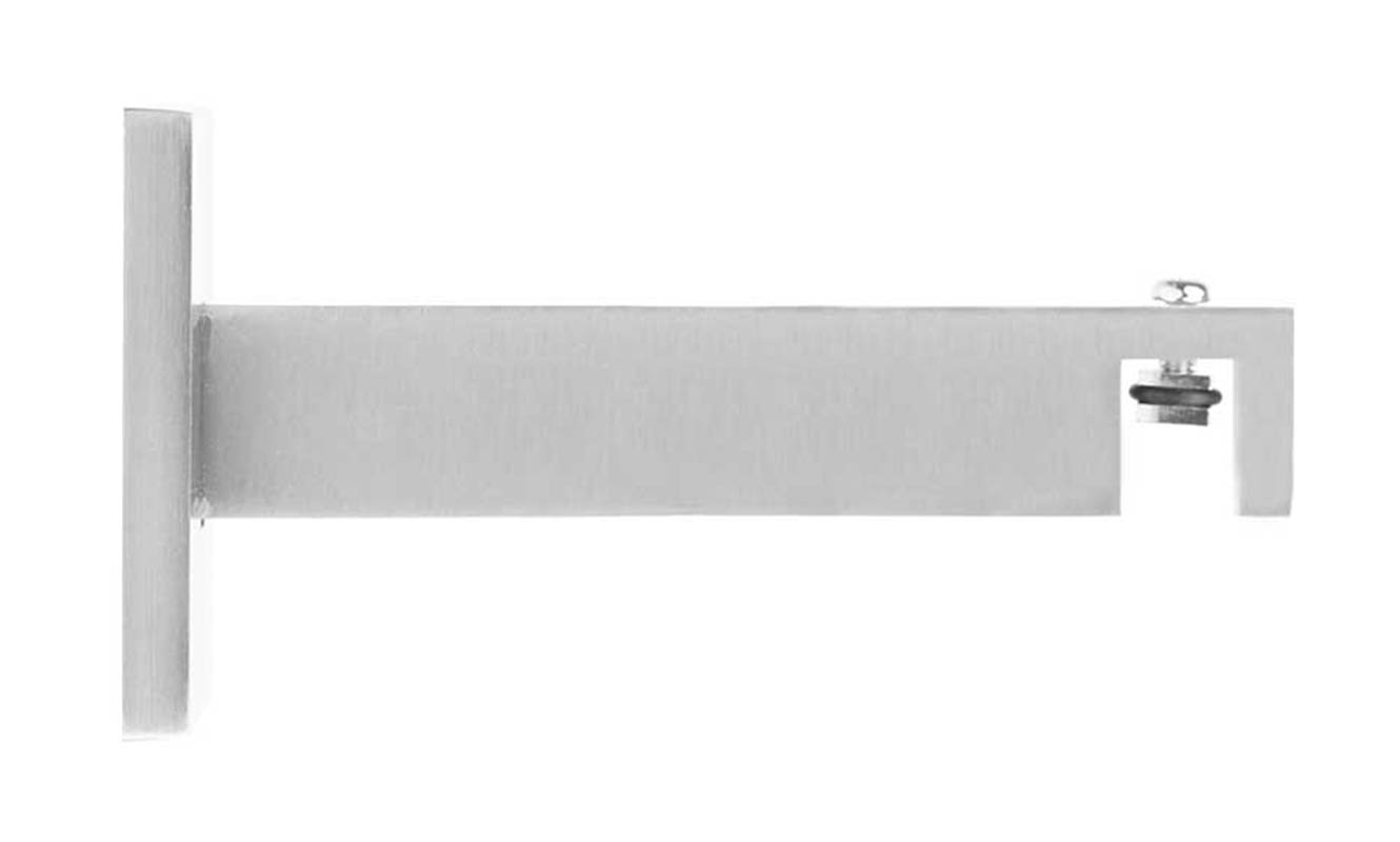 Leros Wandträger | 1-läufig | 11cm | Nickel Satin