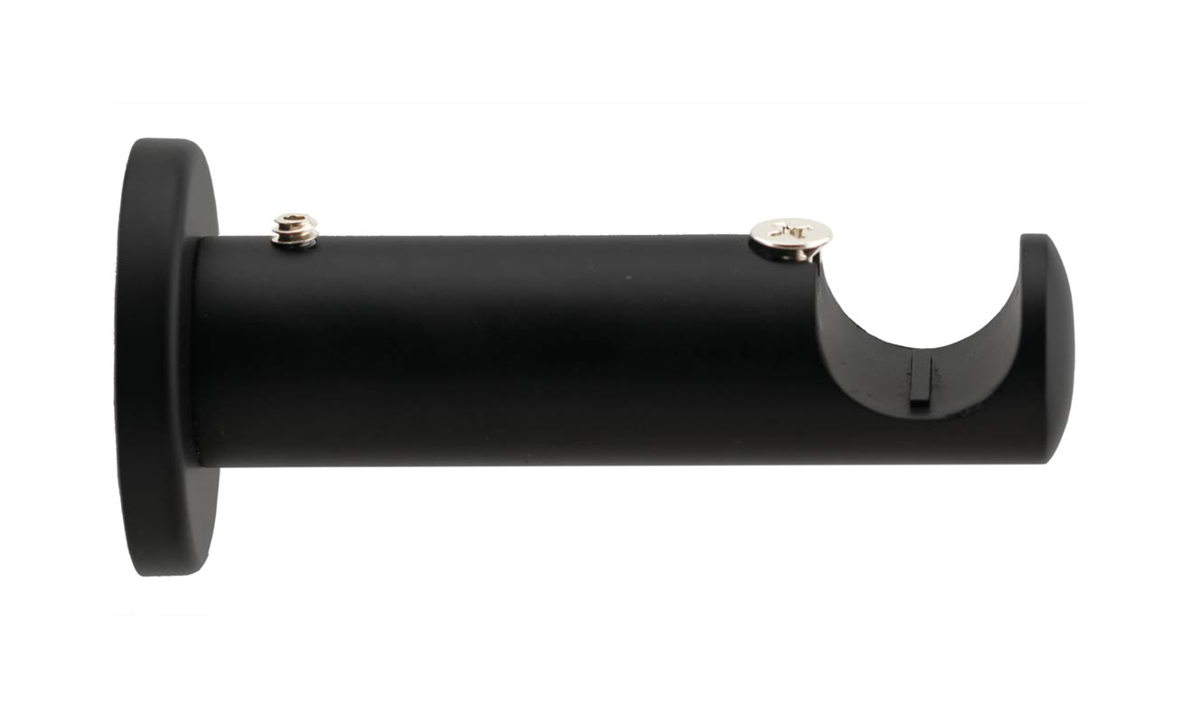 Wandträger 2-läufig offen Amaro Schwarz matt