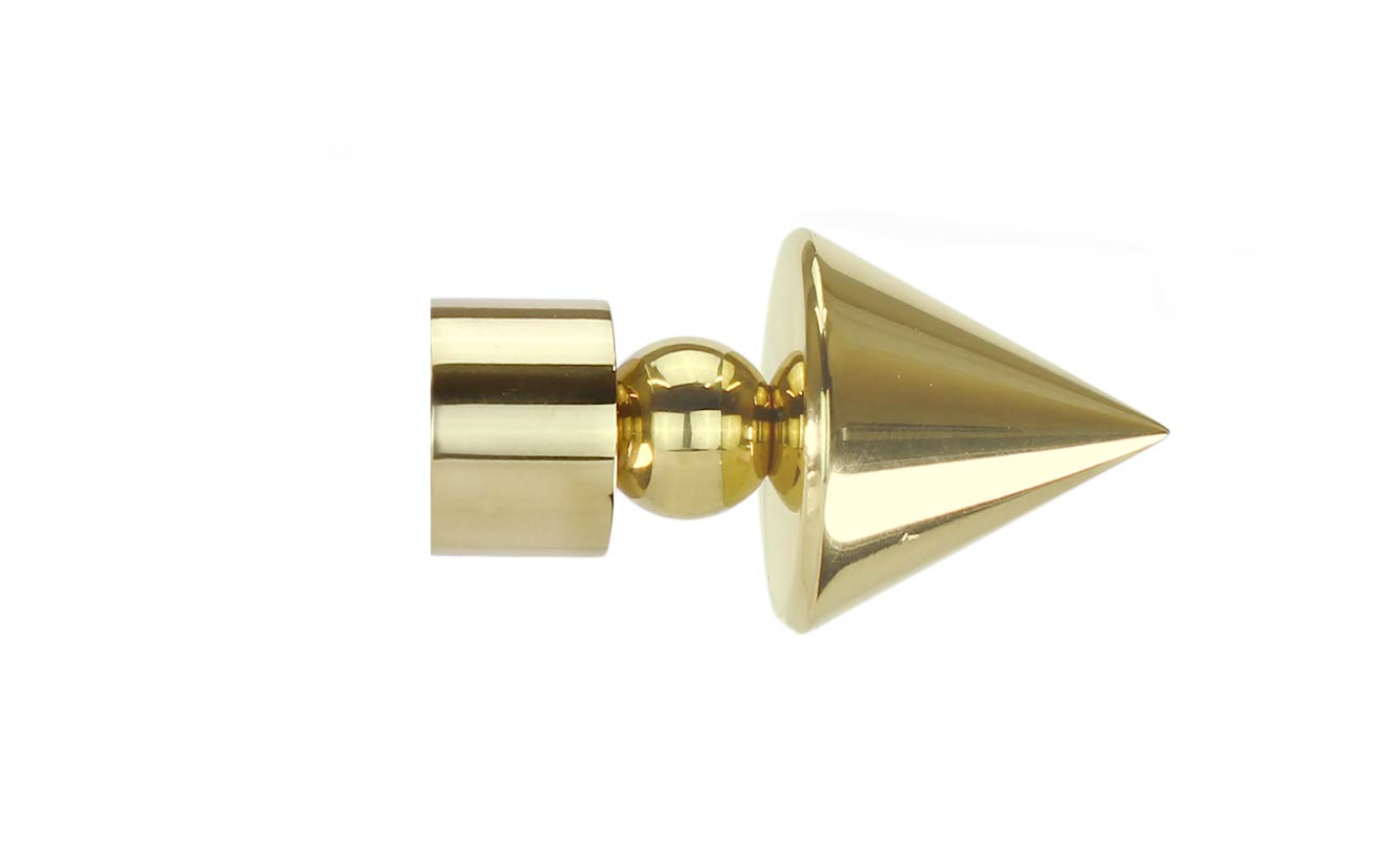 Dover 47 | Endstück | Messing glanz