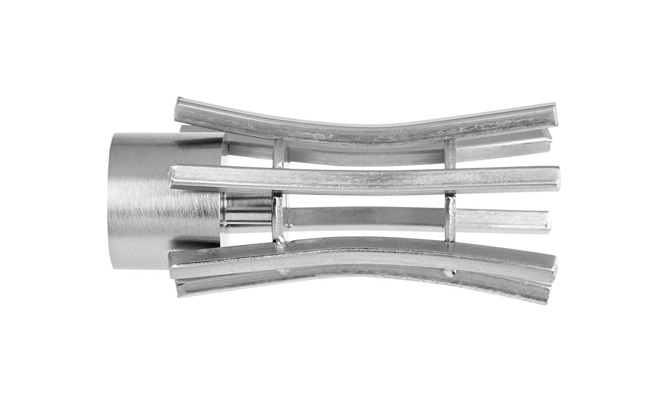 Endstück Monza 24 Edelstahl