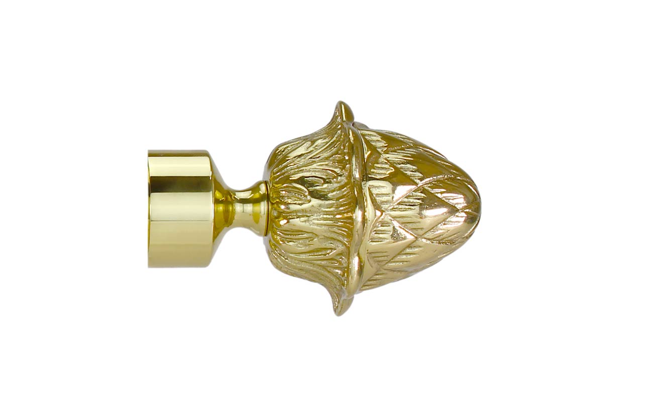 Dover 49 | Endstück | Messing glanz 