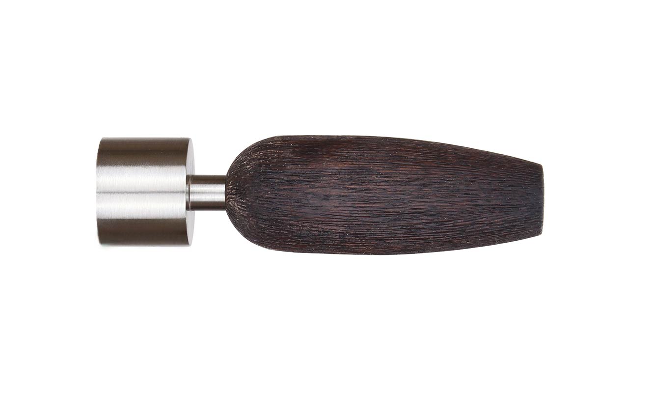 Endstück Tokio 11 | Nickel matt/Wenge