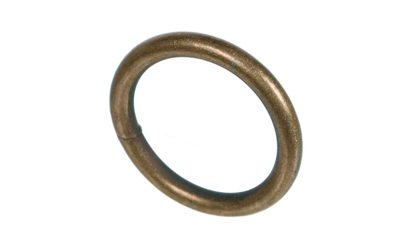 Gardienenring rund Amaro Gold Antik