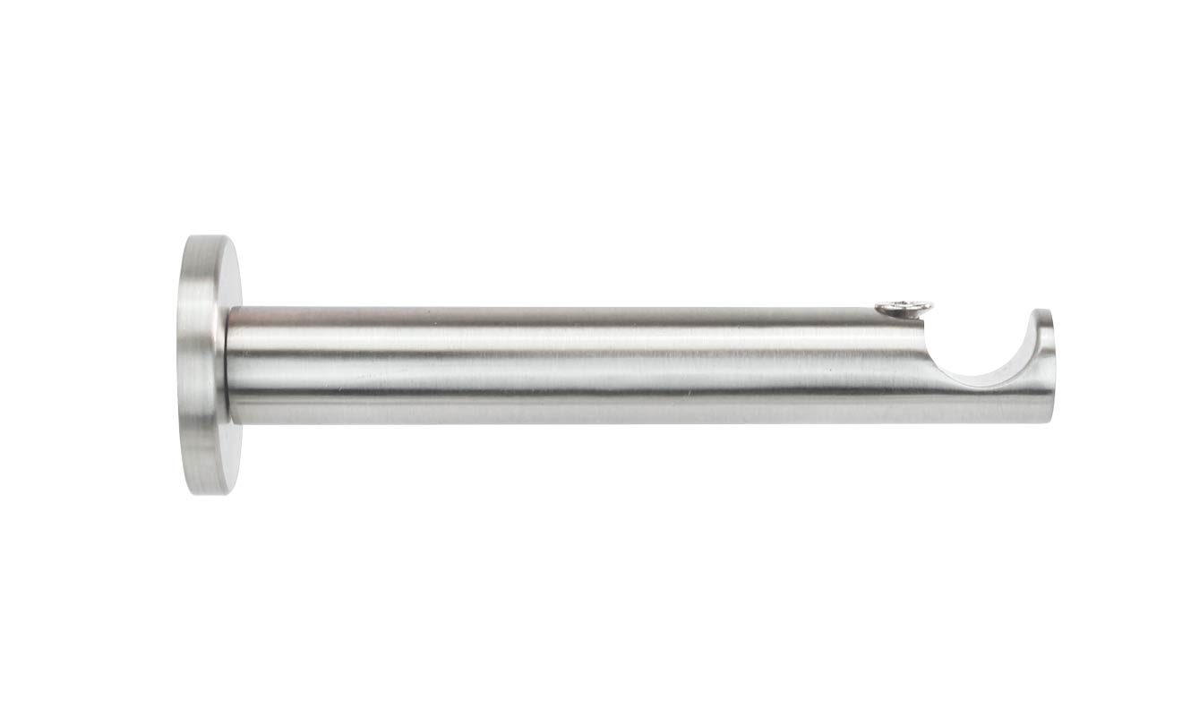 Wandträger 12cm | 1-läufig | offen | Stahl gebürstet