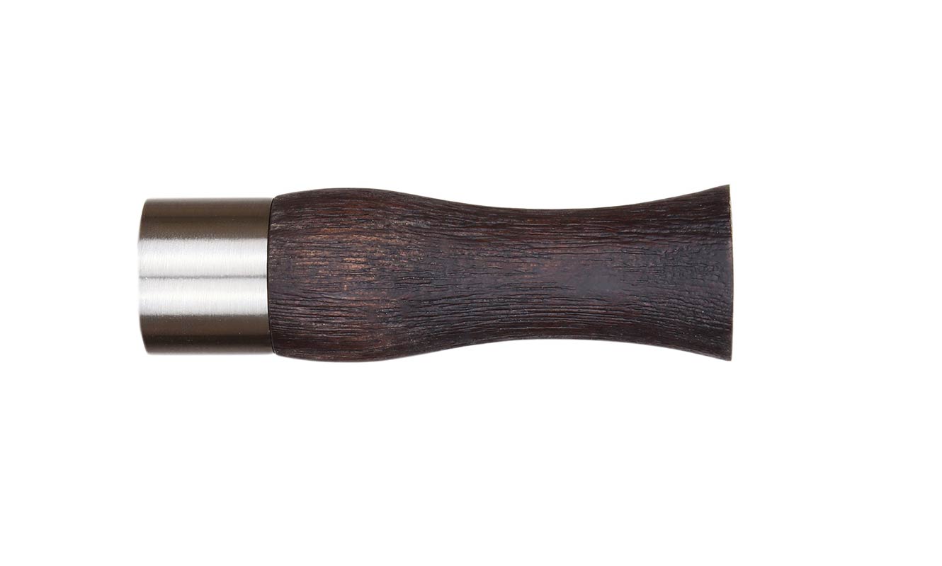 Endstück Tokio 10 | Nickel matt/Wenge