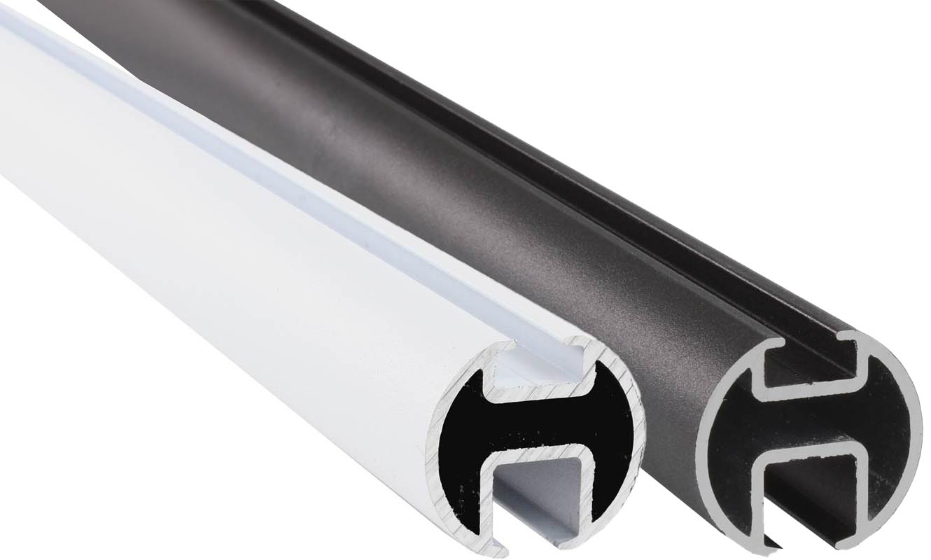 Venlo | Profil 28mm | Innenlauf | Chrushed Weiß Chrushed Schwarz