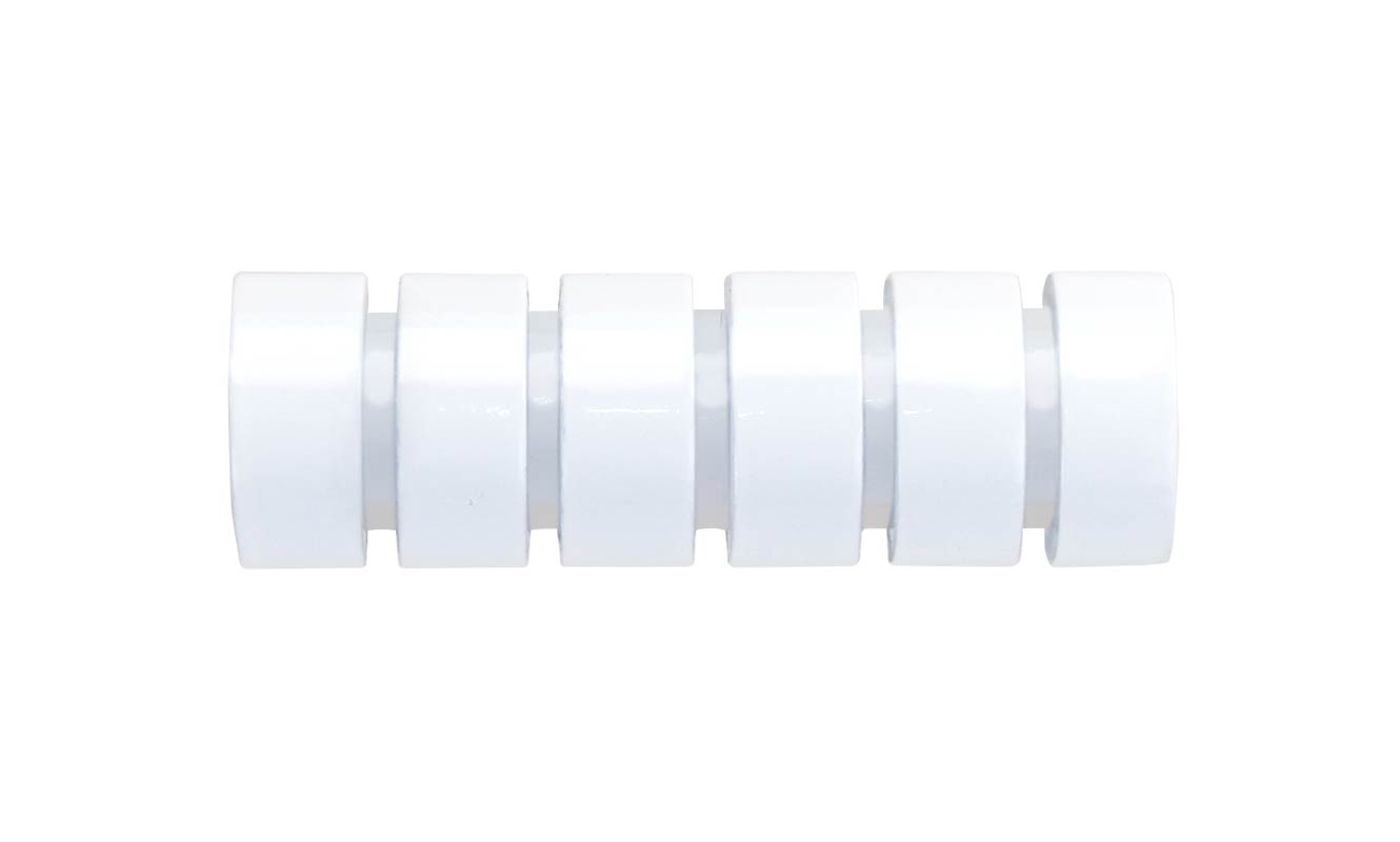 Endstück Monza 09 Weiß glanz